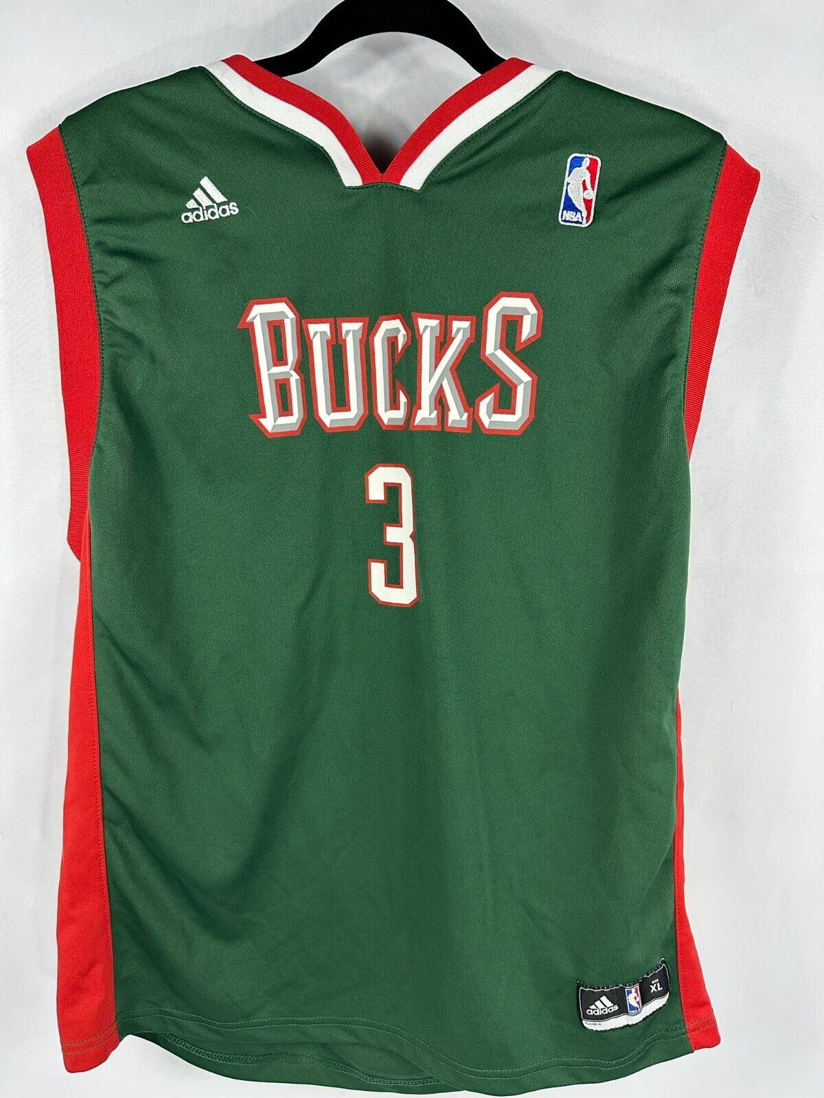 Adidas NBA Brandon Jennings Milwaukee Bucks Youth XL Jersey