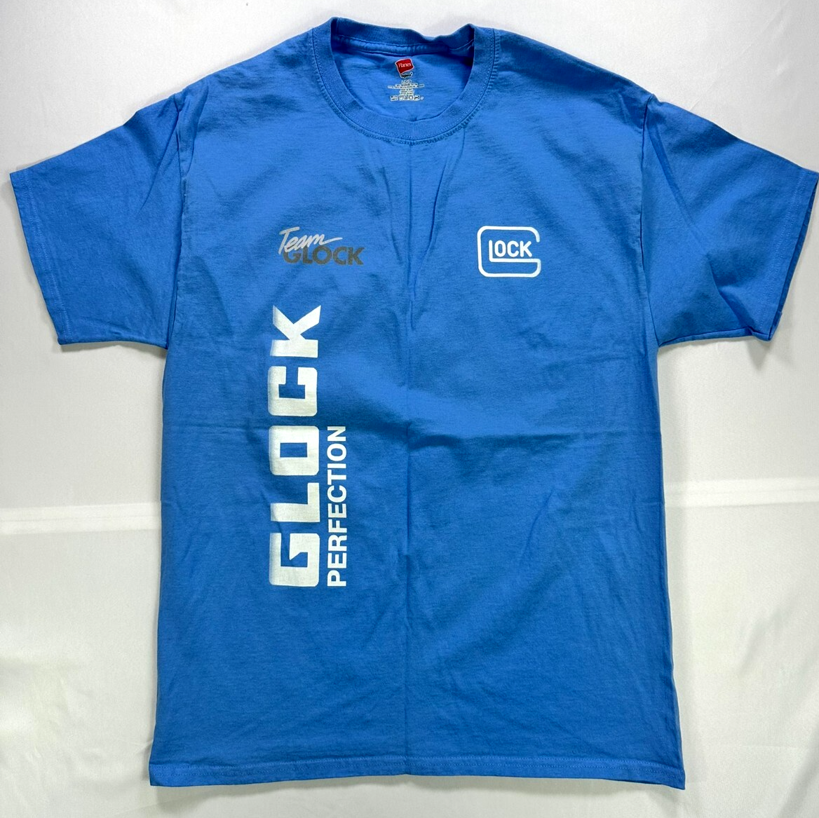 Men's Light Blue Team Glock Perfection T-Shirt- Size L