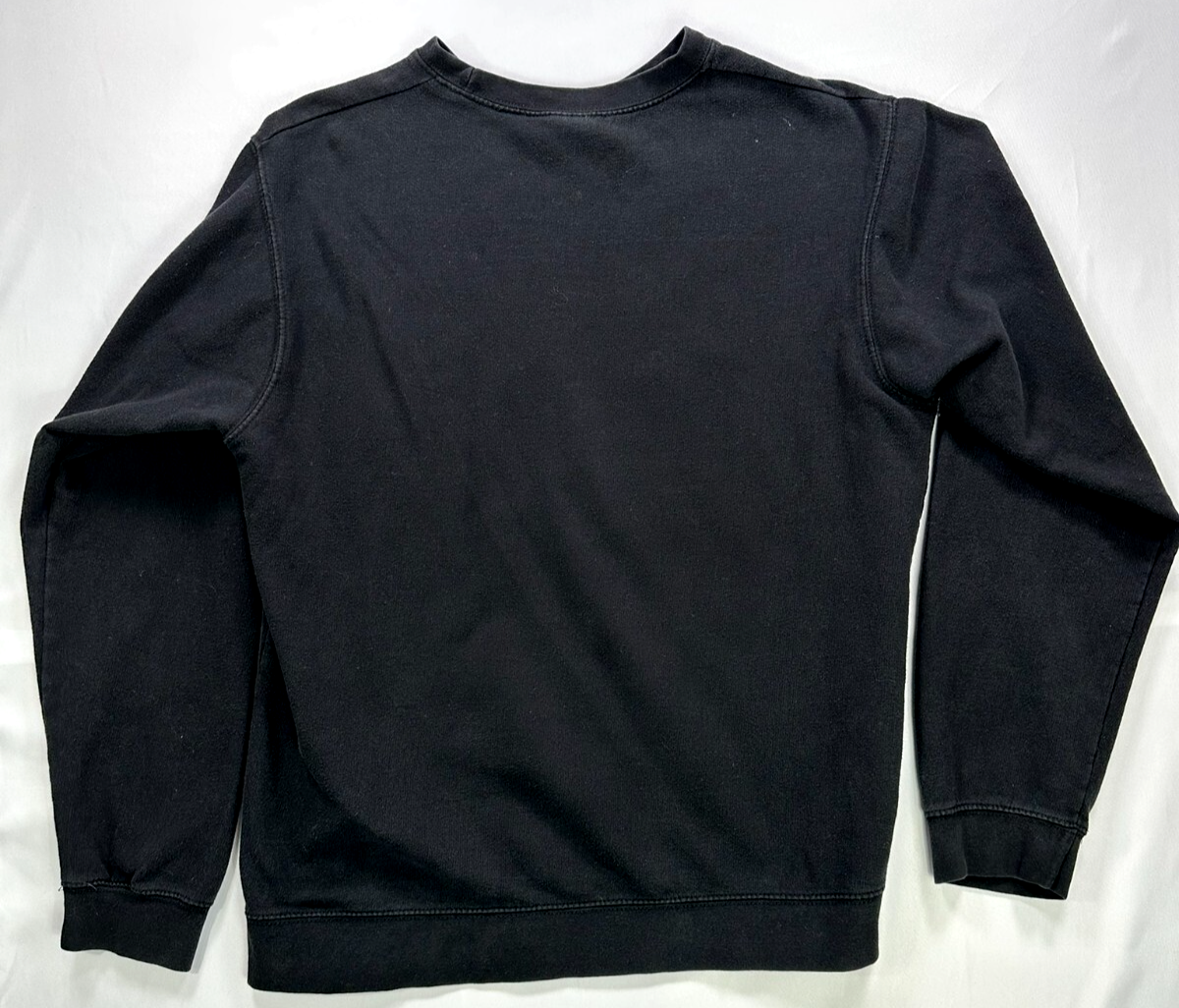 Men's Vintage Black Nirvana Heart Shaped Rose Sweatshirt- Size M