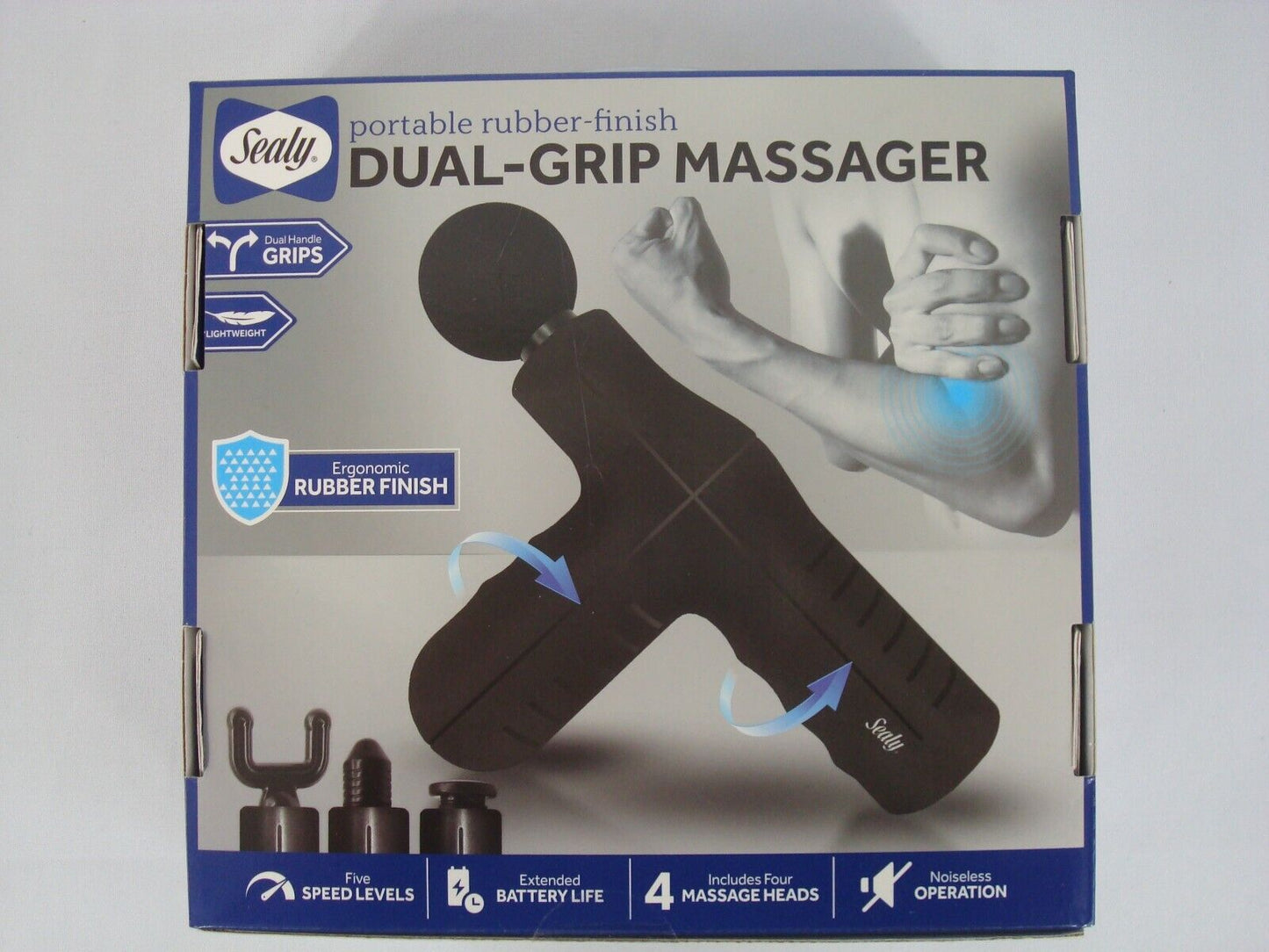 Sealy Dual Grip Portable Massager