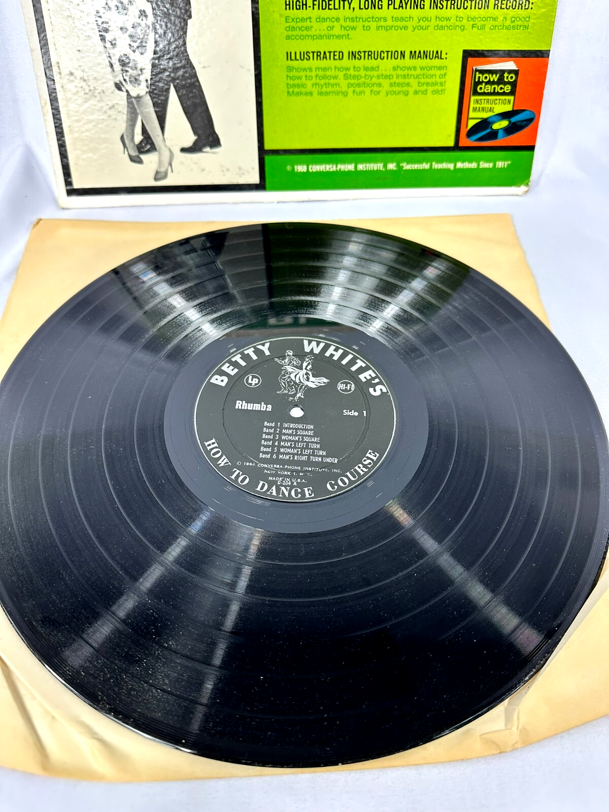 Betty White Presents How To Rhumba Conversa-Phone Institute 1960 Vinyl Record