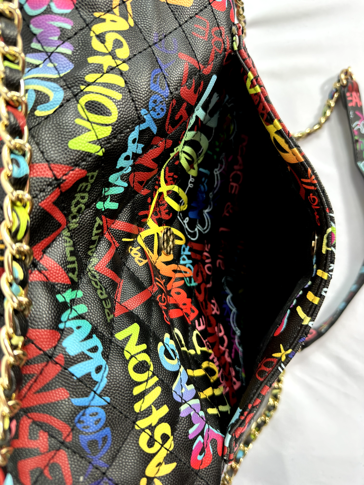 Graffiti Style Medium Duffle Bag