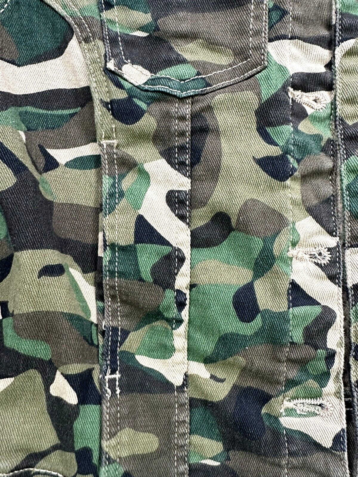 Women's Venus Camo Denim Stretch Jacket- Size S