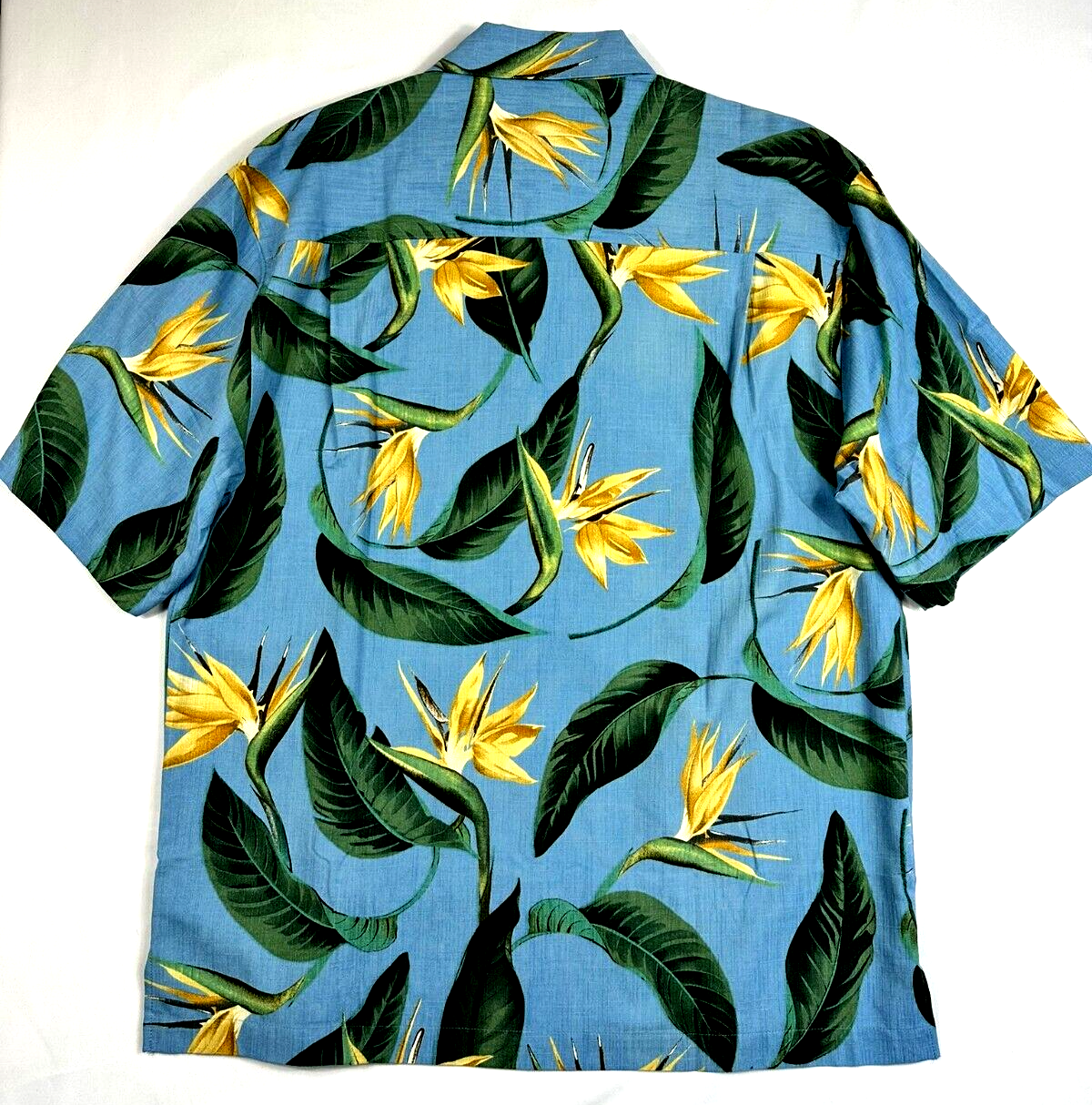 Men's Jamaican Jaxx Short Sleeve 100% Silk Hawaiian Shirt- Size M