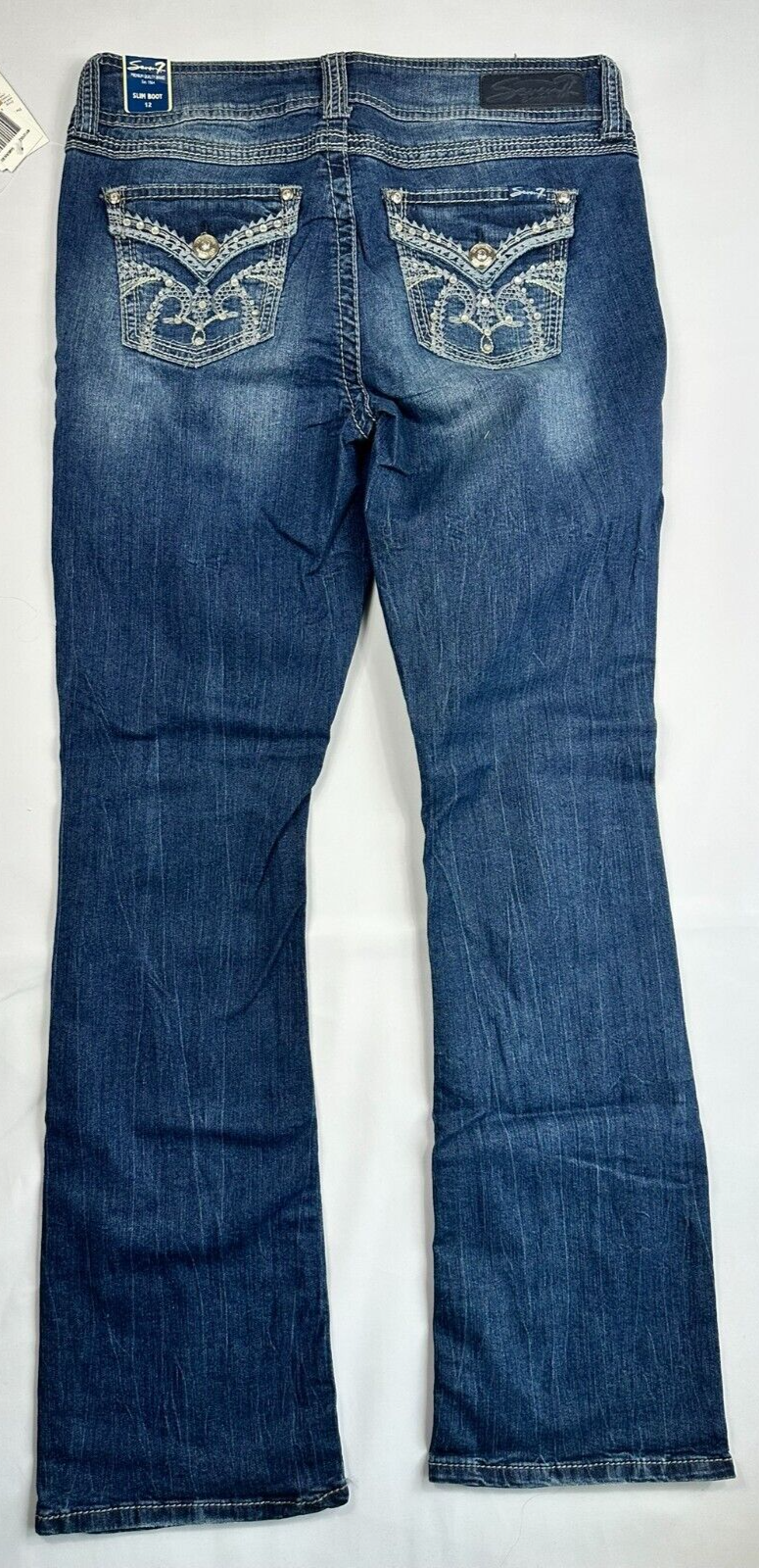 Women's 7 For All Mankind Slim Boot Cut Jeans- Size 12