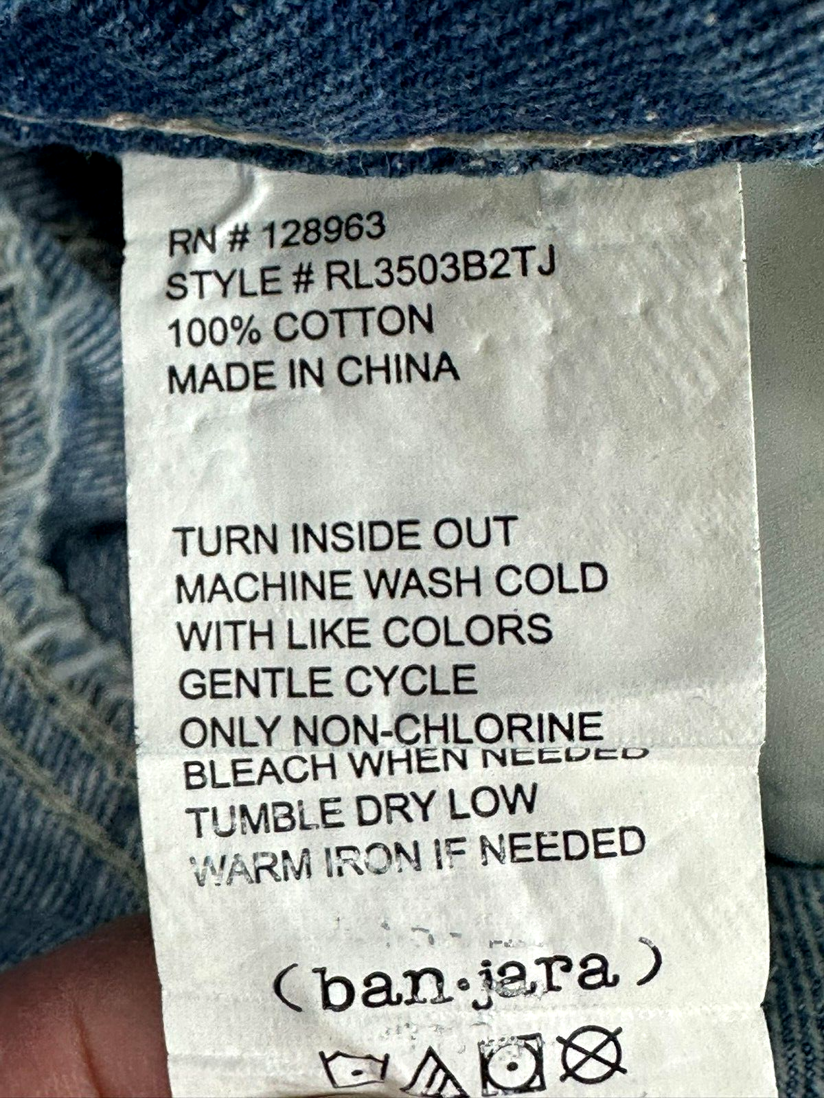 Girls Youth Banjara Sequin Studded Mid Rise Cutoff Jean Shorts- Size 00/22