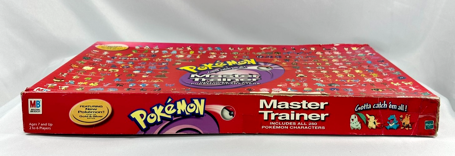 Pokémon Master Trainer Board Game Gold & Silver- Hasbro/ Milton Bradley (2001)