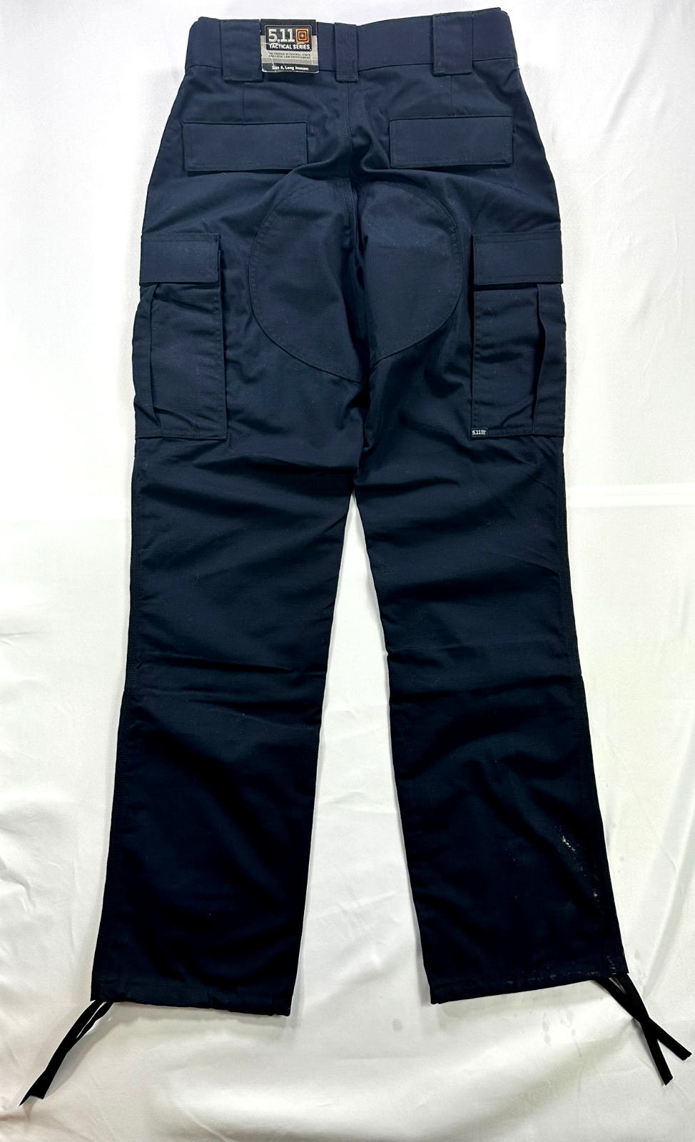 Women's Navy Blue 5.11 Tactical Series TDU Cargo Pants (Long Inseam)- Size 6