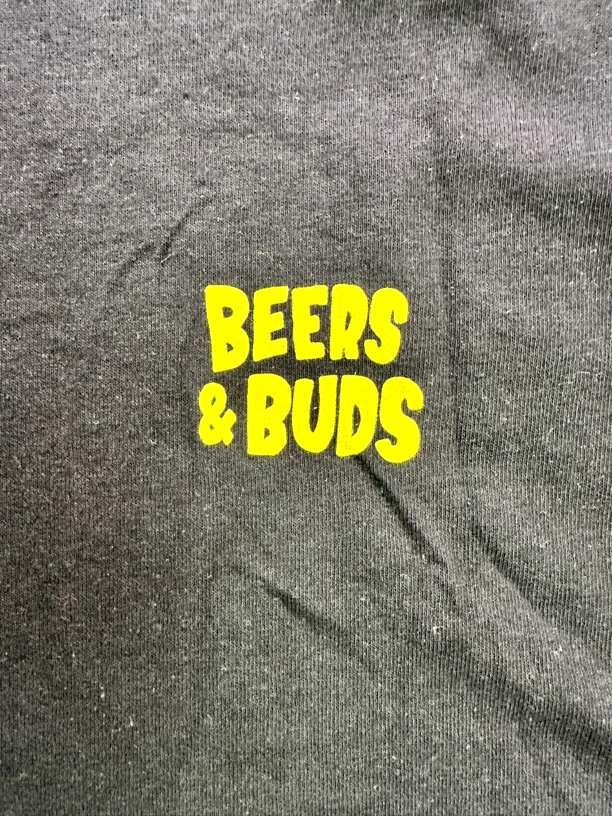 Men's Black Beer Savage "Beers & Buds Las Vegas" Graphic T-Shirt- Size L