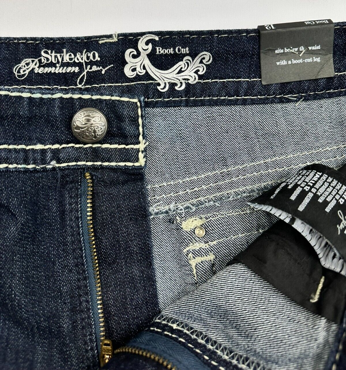 Women's Style & Company Boot Cut Jeans- Size 12