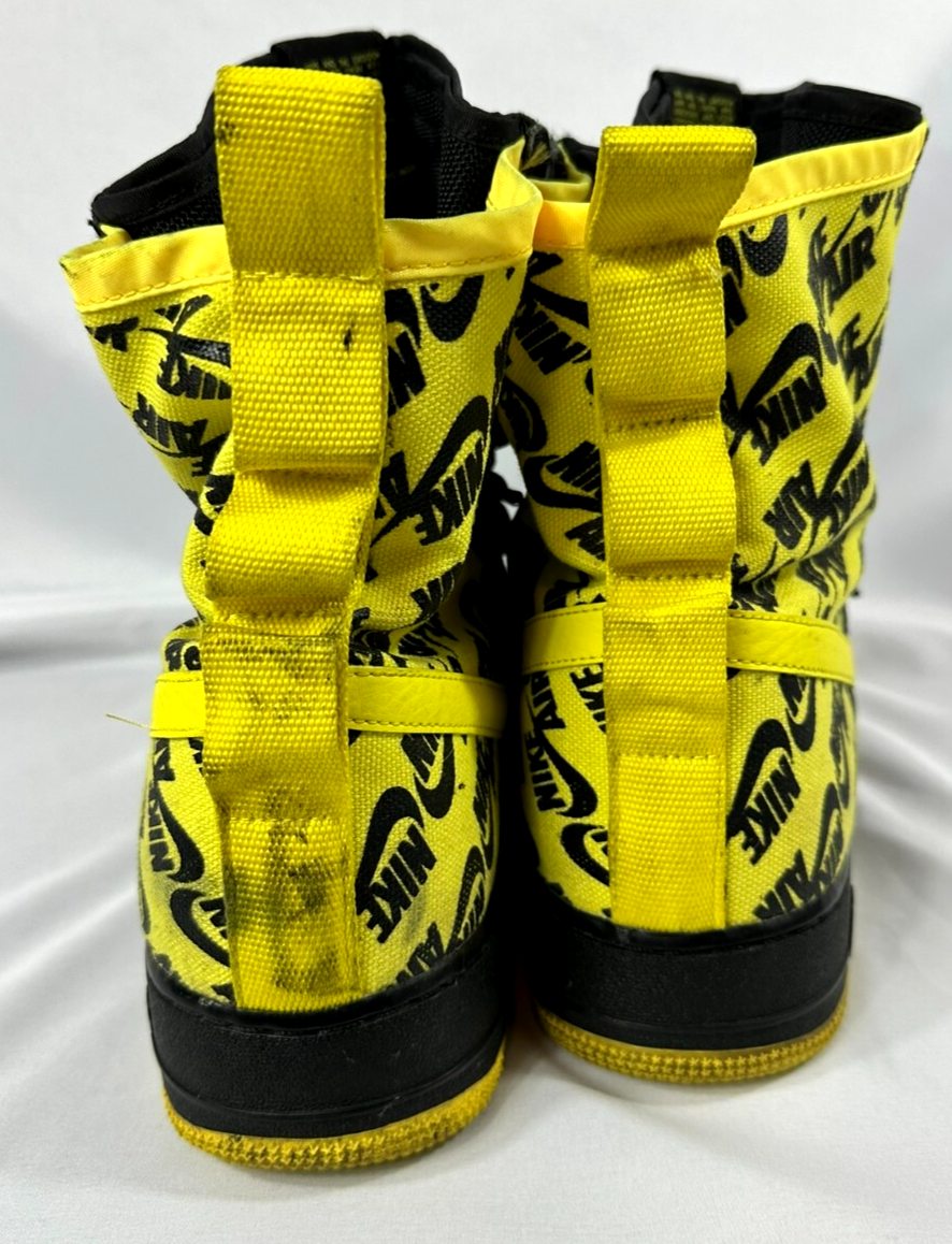 Men's Nike SF Air Force 1 Black & Dynamic Yellow (AR1955-001) Size 12
