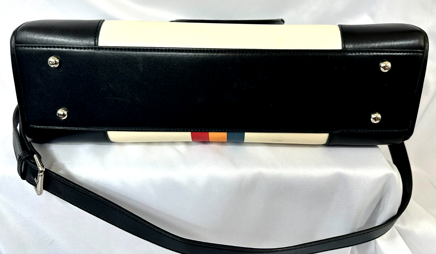 Women's Cluci Briefcase Oil Wax Leather 15.6" Laptop Business Large Shoulder Bag
