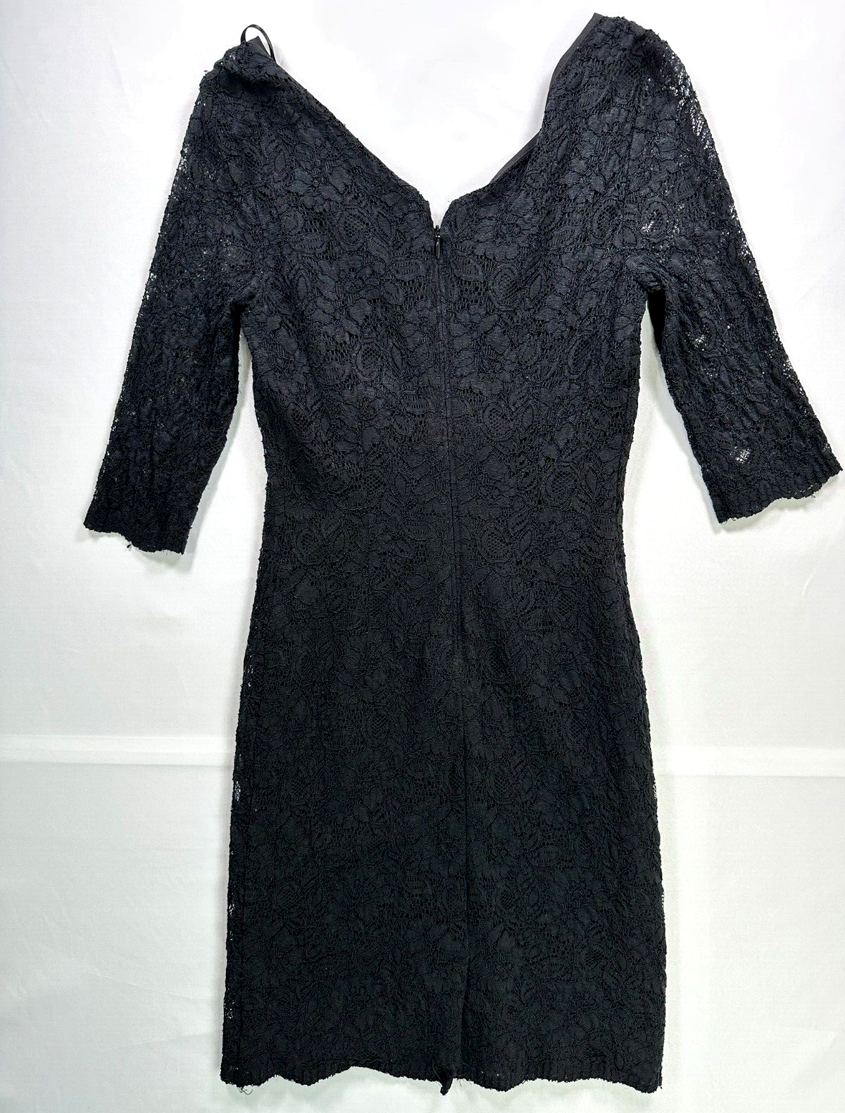 Women's Black Banana Republic Lace Sheath Dress- Size 0
