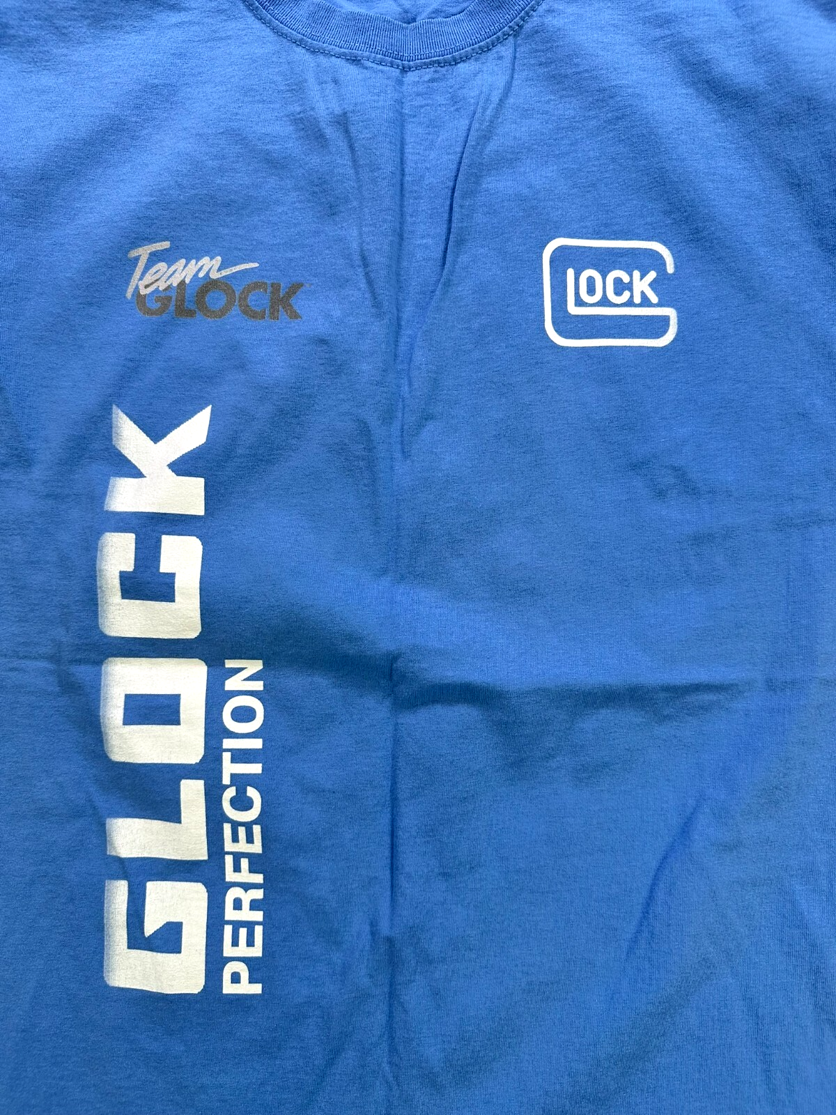 Men's Light Blue Team Glock Perfection T-Shirt- Size L