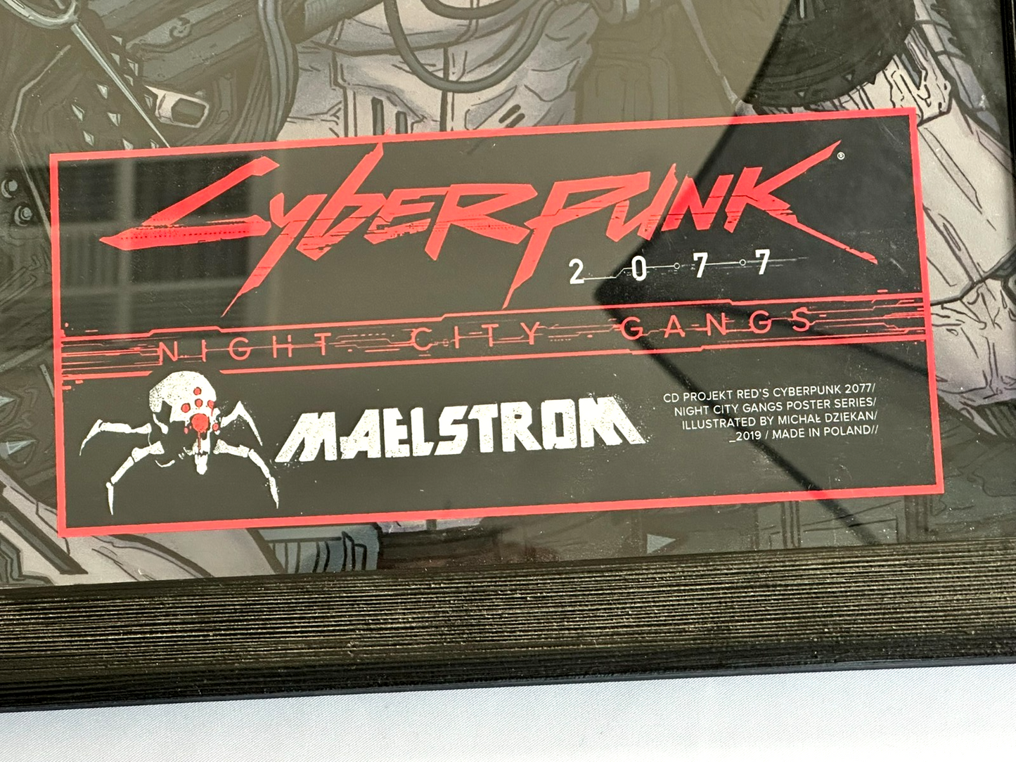 Cyberpunk 2077 Night City Gangs- Maelstrom Rare Official Giclee Poster 30" X 20"