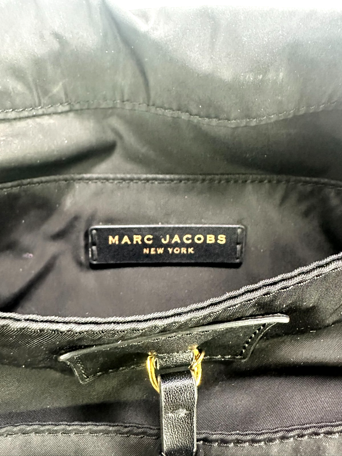 Women's Black Marc Jacobs New York Nylon Mini Natasha Crossbody Bag