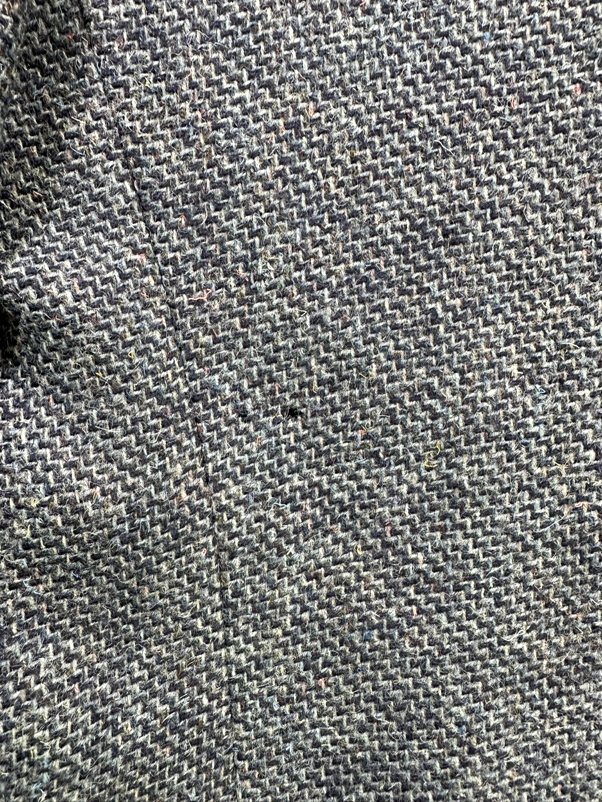 Men's Gray Pendleton Suede & Tweed Wool Blazer Sport Coat- Size 44