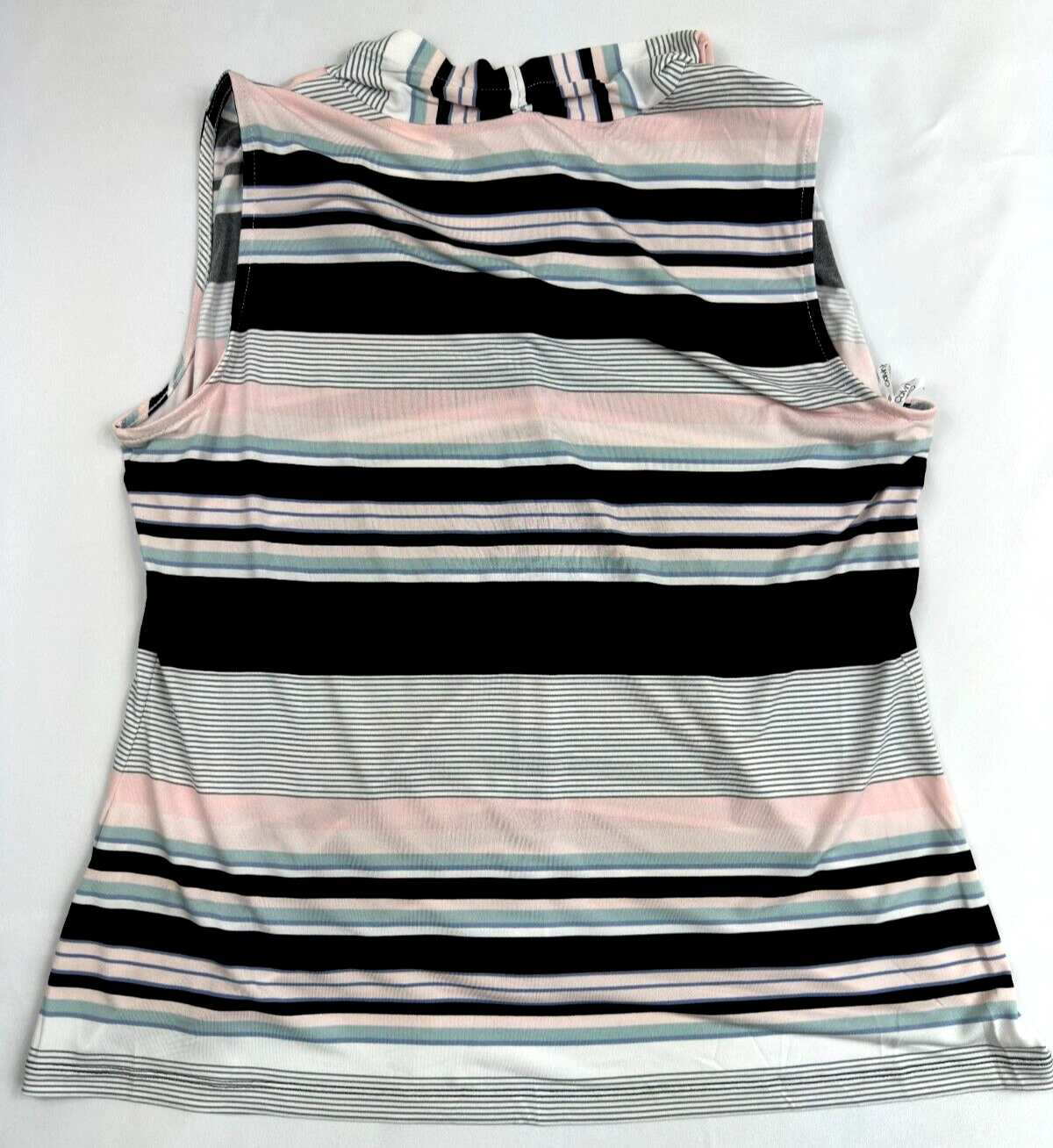 Women's Calvin Klein Striped Stretch Sleeveless Tank Top- Size XL