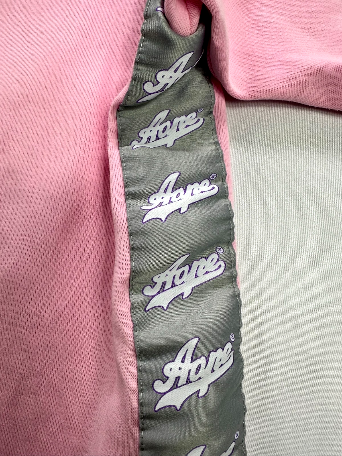 Women's Pink AAPE By A Bathing Ape Short Sleeve Hoodie- Size XS