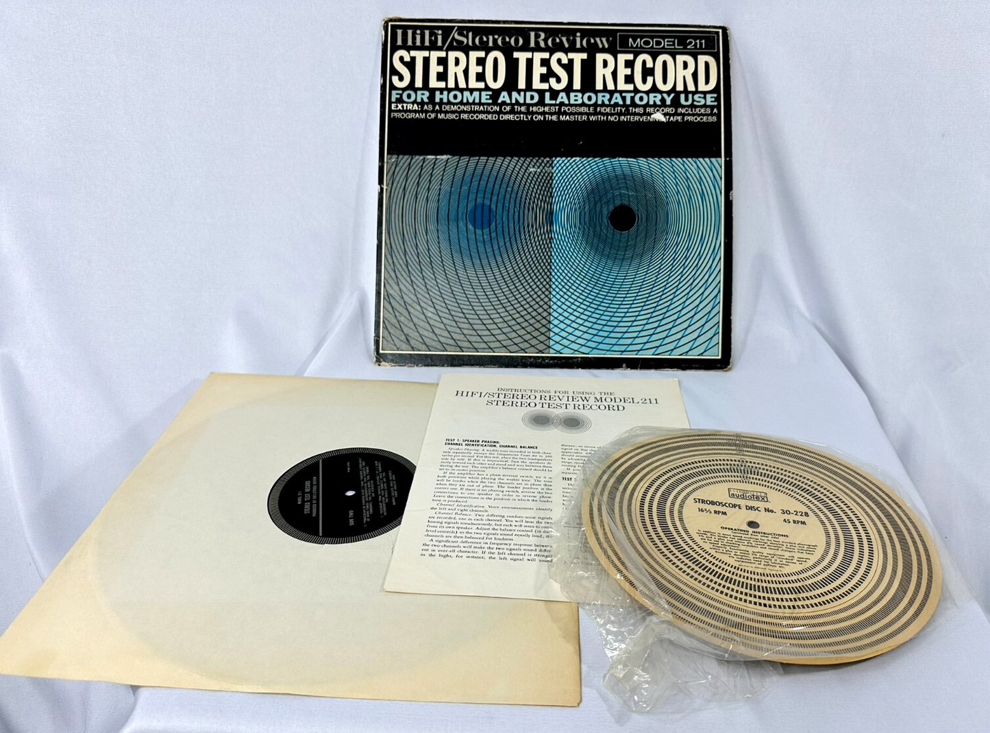 HiFi Stereo Review 1963 Stereo Test Record For Home & Laboratory Vinyl Record
