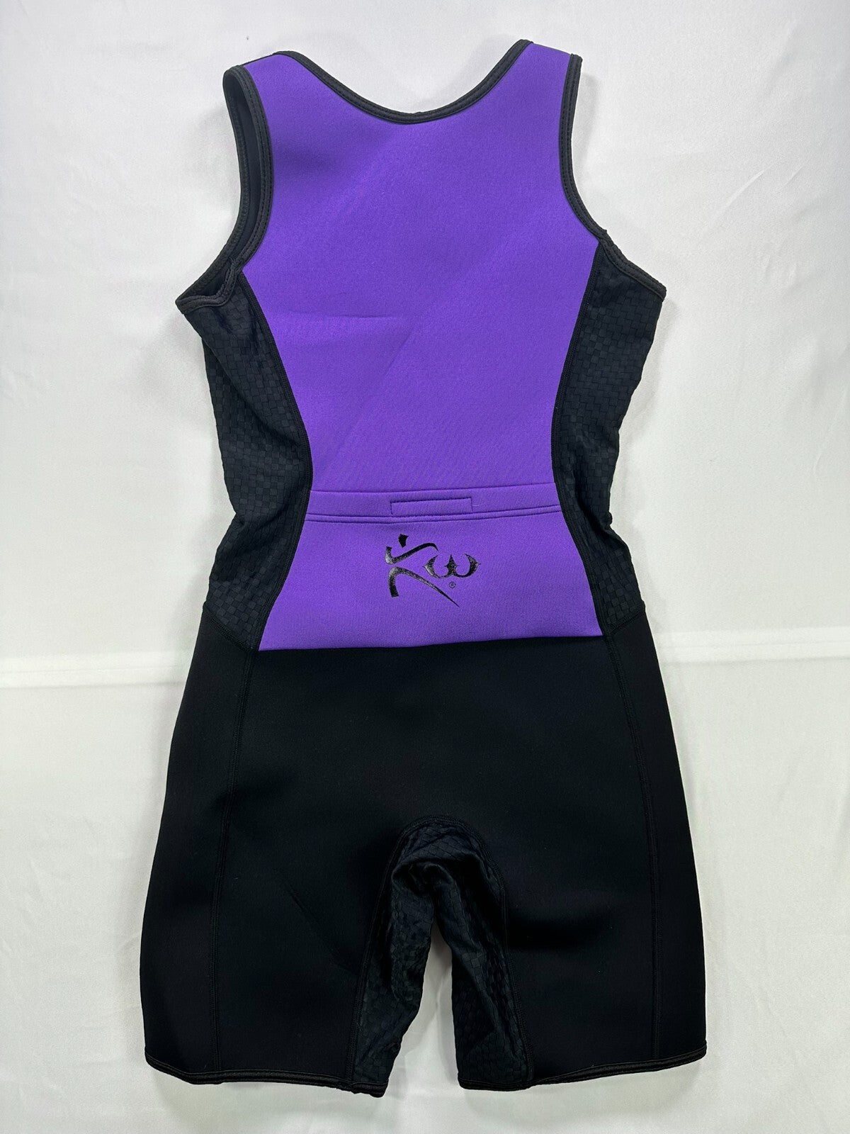 Women's Purple & Black Kutting Weight SweatTech Neoprene Sauna Suit- Size S