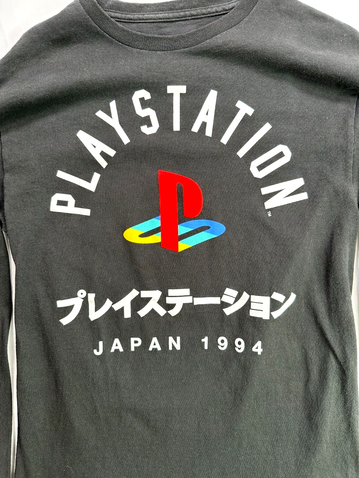 Men's Black Sony Playstation "Japan 1994" Long Sleeve Shirt- Size M