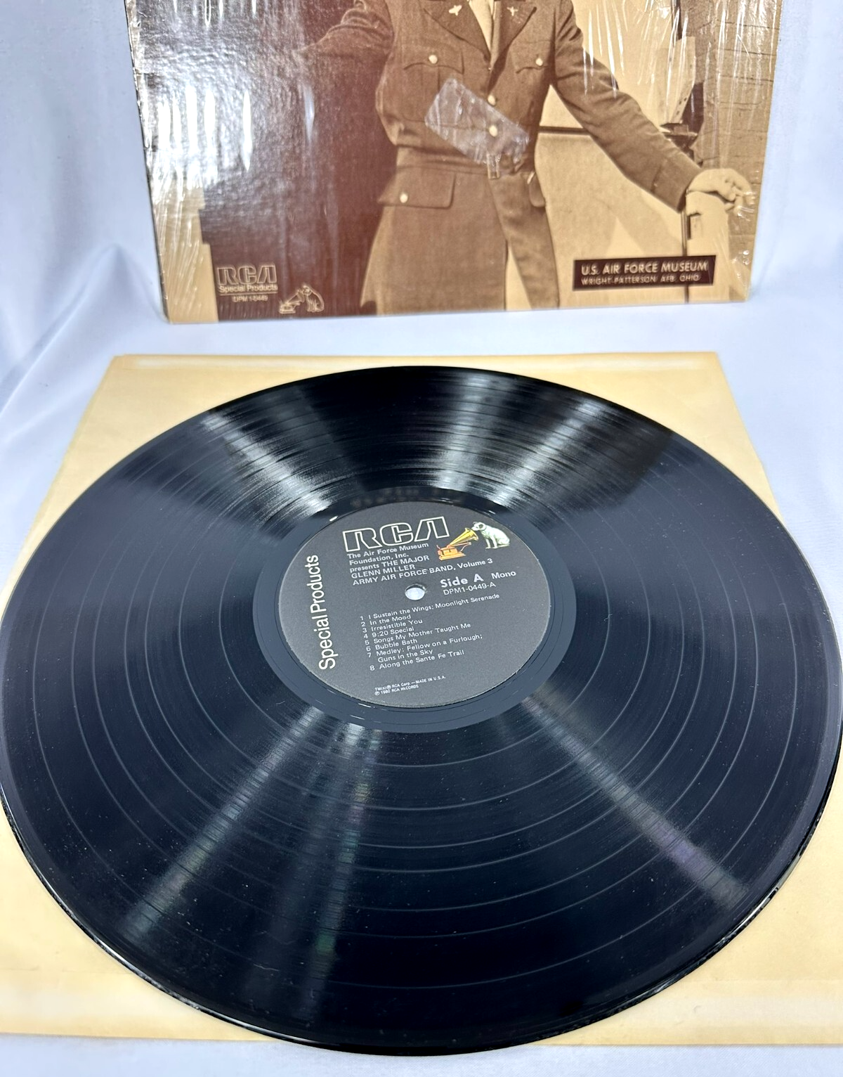 Major Glenn Miller Army Air Force Band Volume 3 RCA Vinyl Record