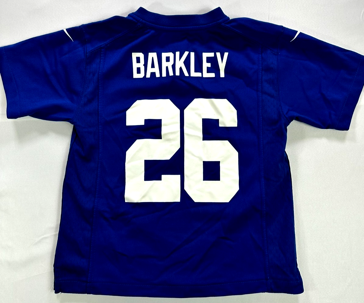 Kids Nike NFL New York Giants On Field Edition Sequon Barkley #26 Jersey- Size M