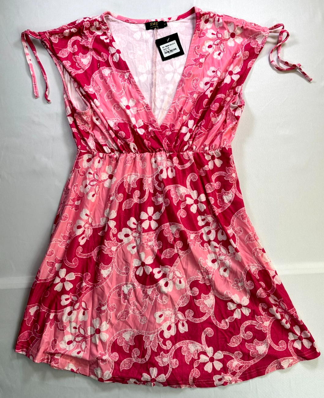 Women's R&B Collection Pink Sundress- Size XL