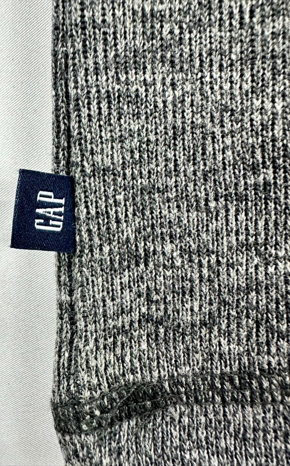 Men's Gray (Dark Shadow) Gap Half Zip Pullover- Size L