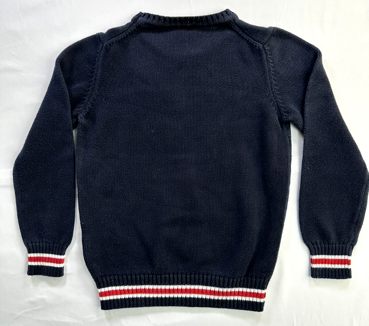 Kids Vintage Gucci Logo Cotton Sweater- Size 6