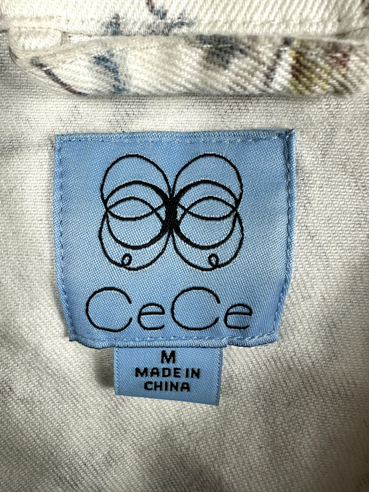 Women's Cece Denim Style Jacket- Size Medium