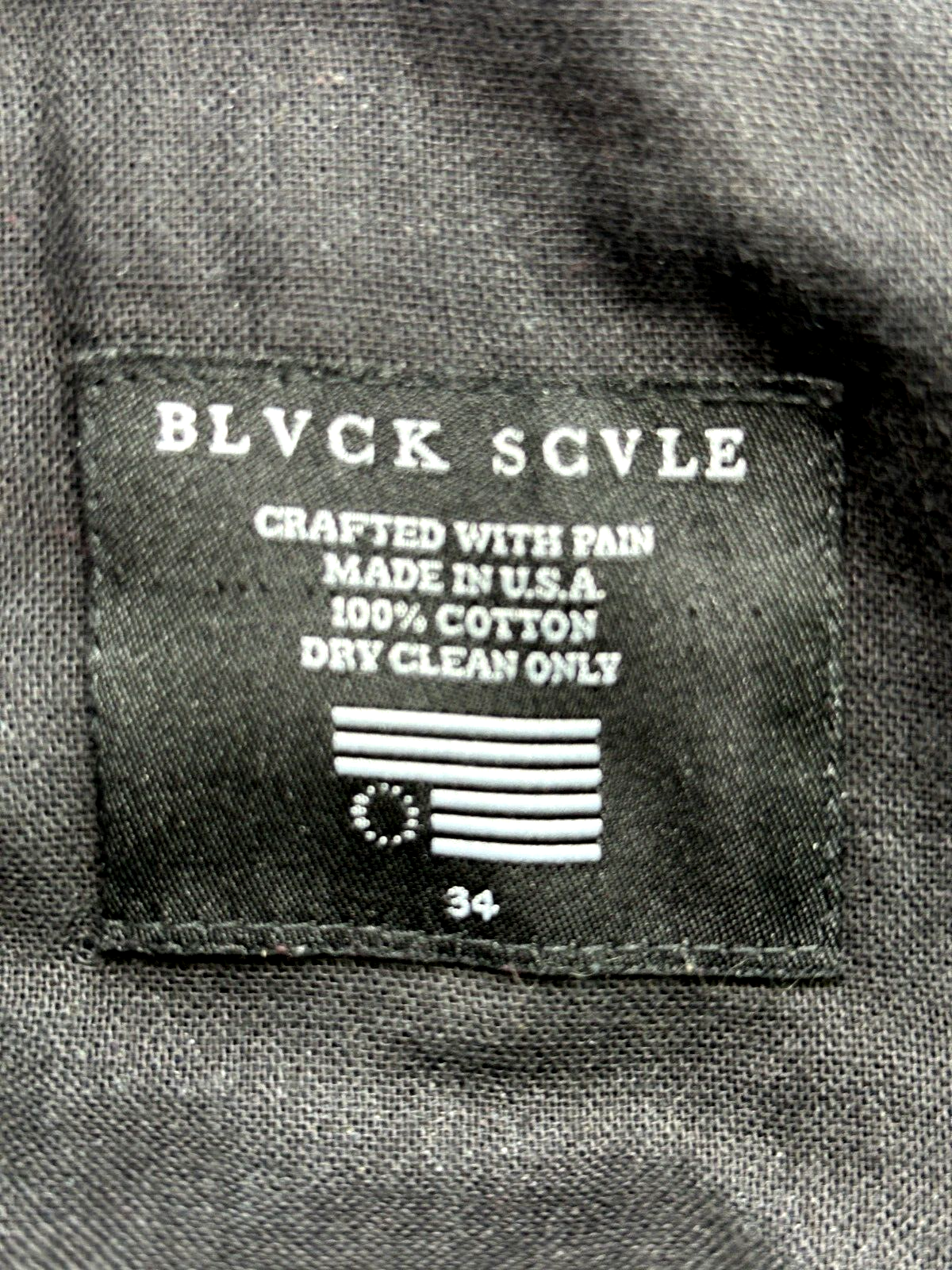 Men's Blvck Scvle Jeans (Black Scale)- Size 34