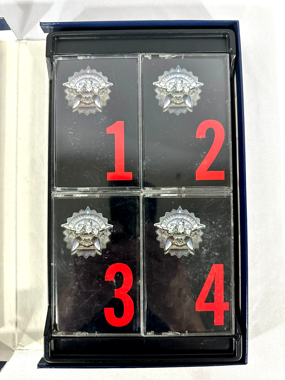 The Police- Message In A Box, The Complete 4 X Cassette Tape Box Set (1993)