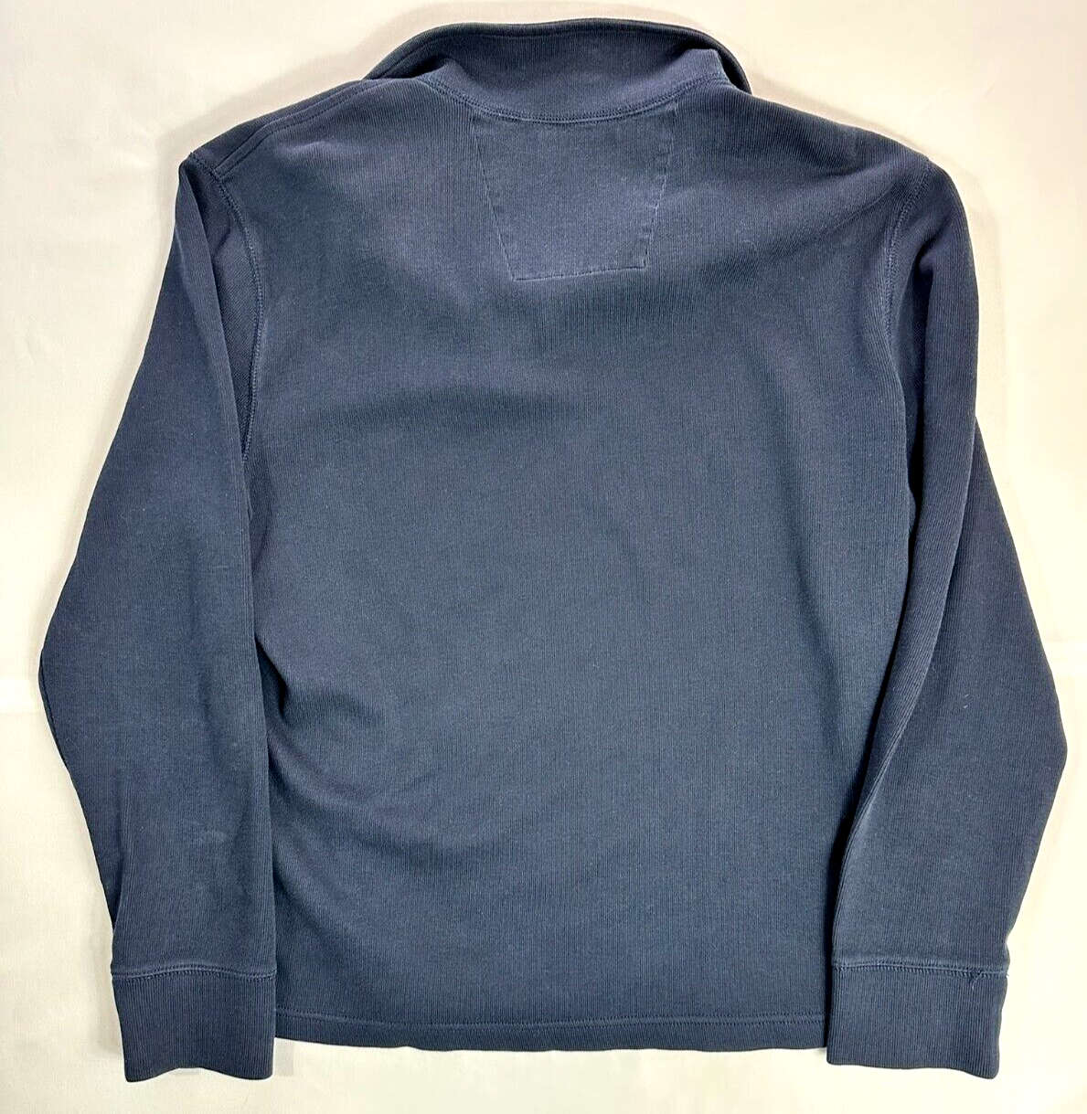 Men's Nautica Navy Blue 1/4 Zip Knit Pullover- Size L