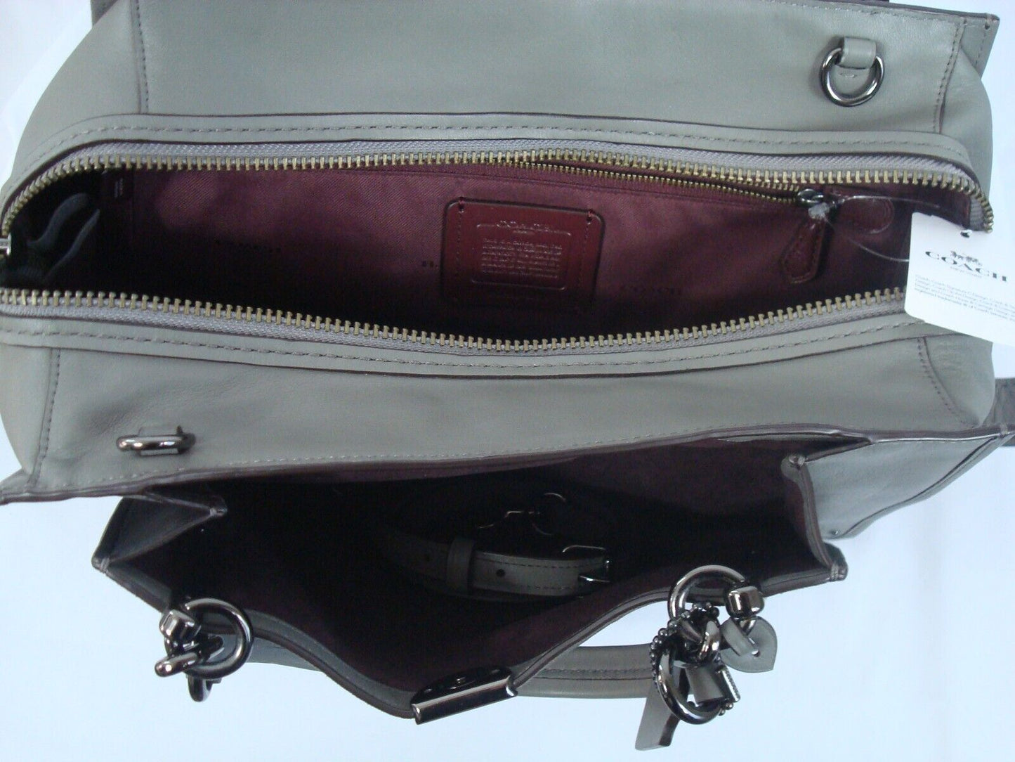 Coach Heather Grey Dreamer Handbag- 32316
