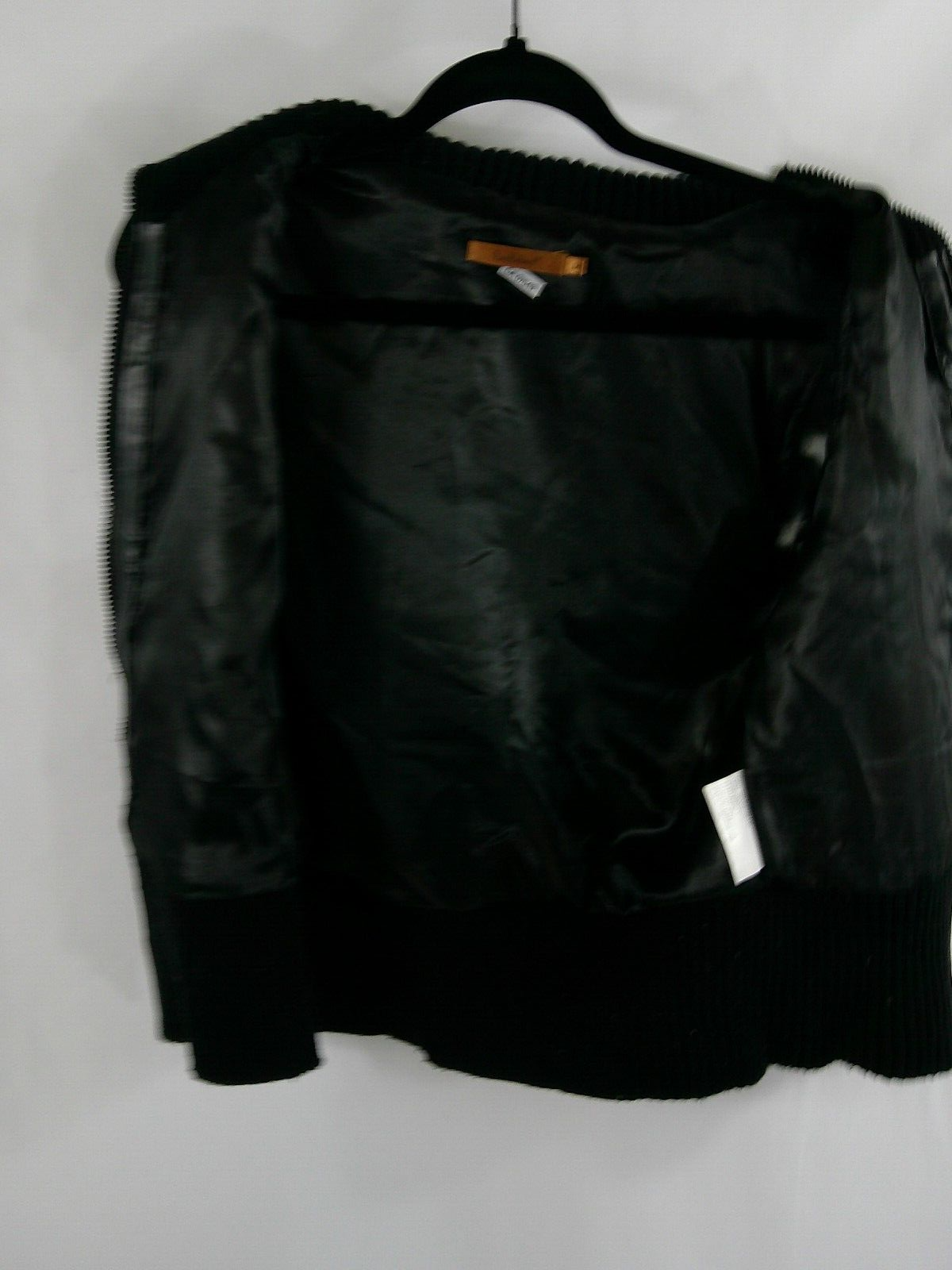 Women's Belldini Black Genuine Fur Vest- Size Medium