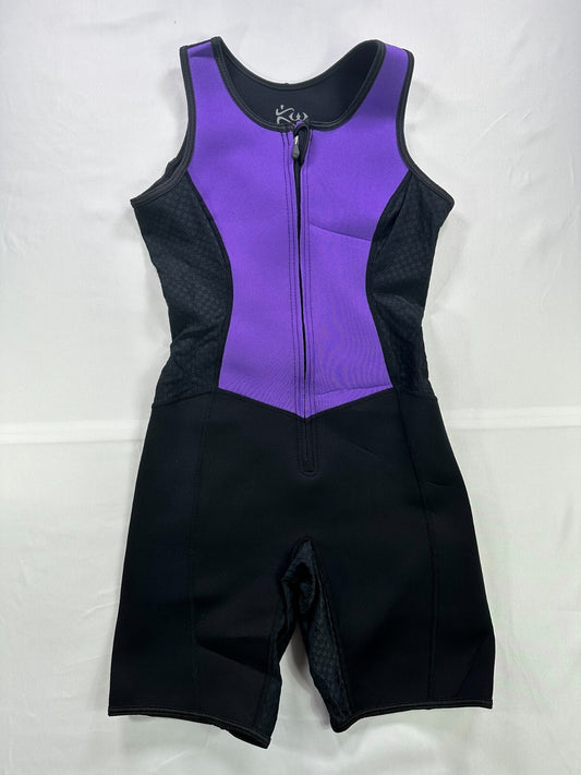 Women's Purple & Black Kutting Weight SweatTech Neoprene Sauna Suit- Size S