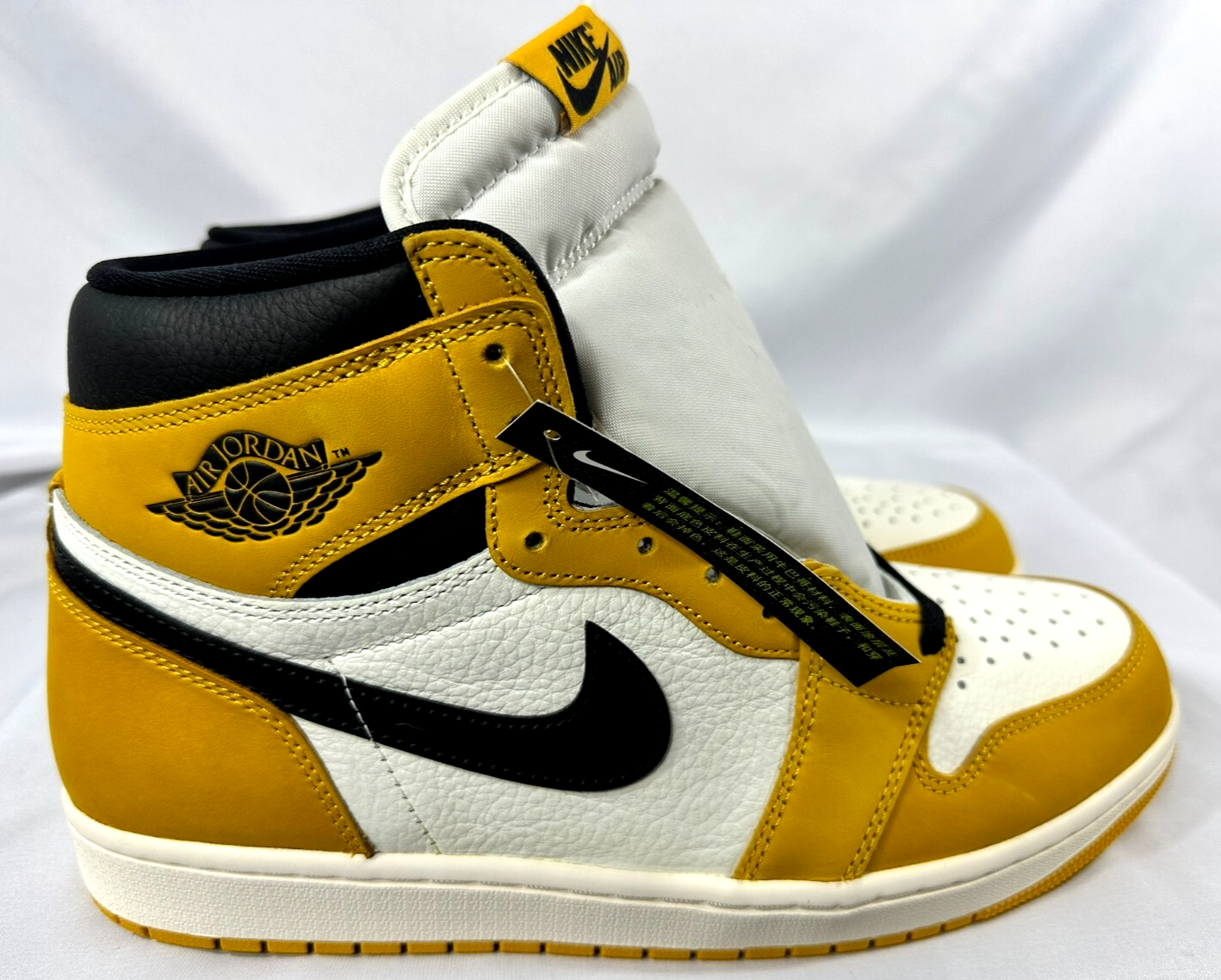 Men's Nike Air Jordan 1 Retro OG Yellow Ochre (DZ5485-701)- Size 12.5