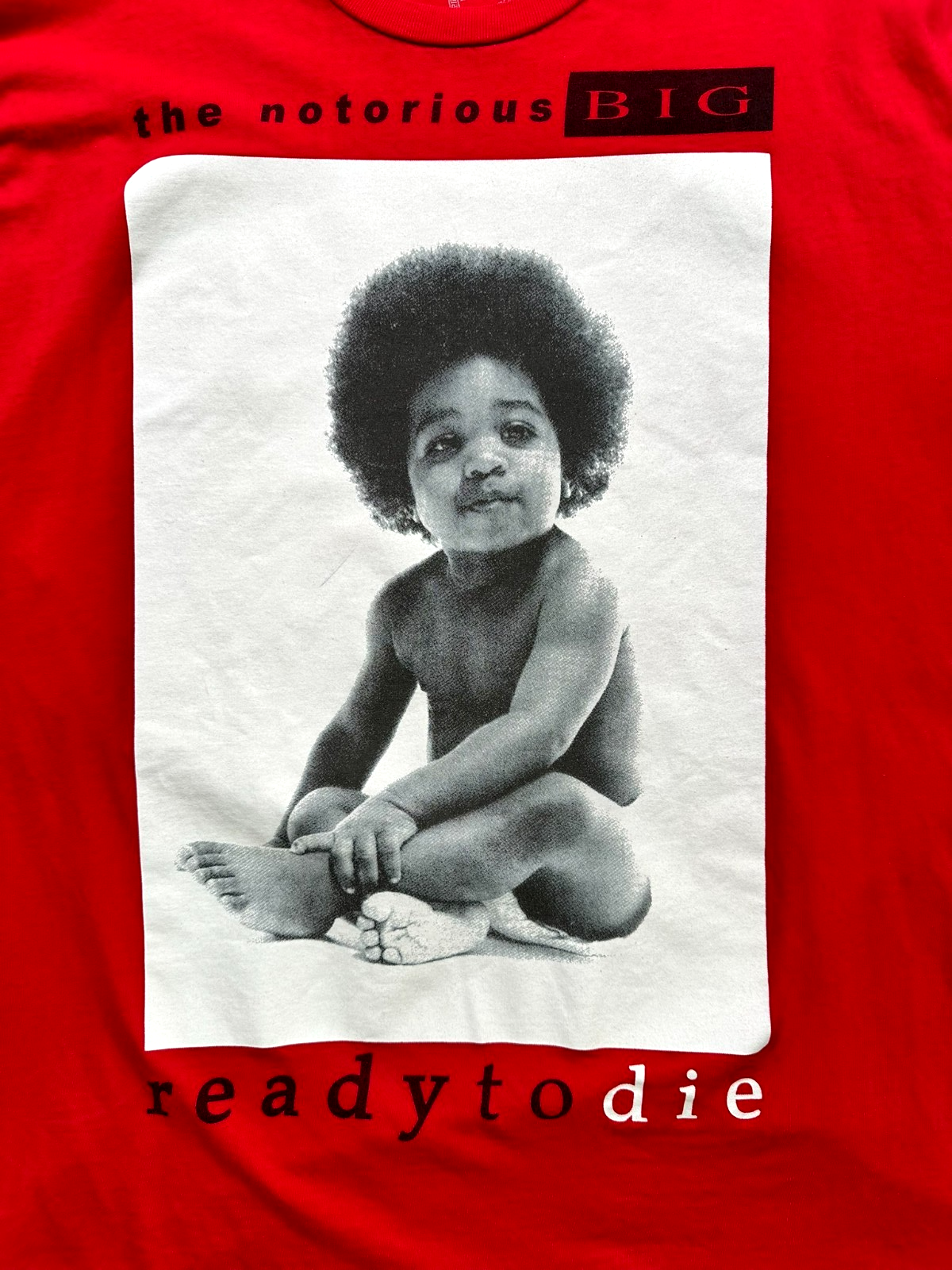 Men's Red Brooklyn Mint Notorious BIG Ready to Die T-Shirt- Size XL