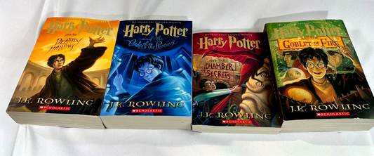 Harry Potter Paperback Book Lot (4 Edition LOT)