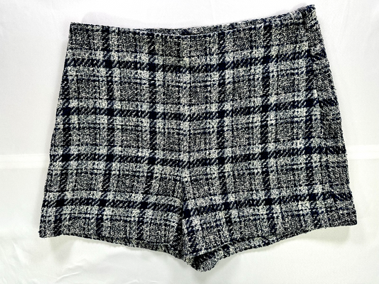 Women's Blue & Gray Zara Twill Shorts- Size L