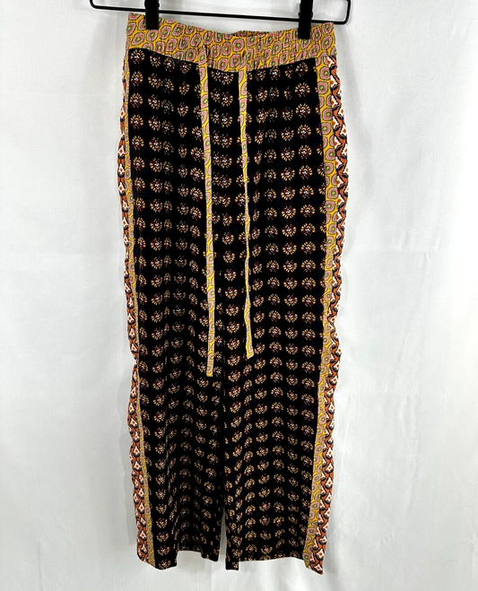 Women's Zara Elastic Waist Printed Comfort Pants- Size XS