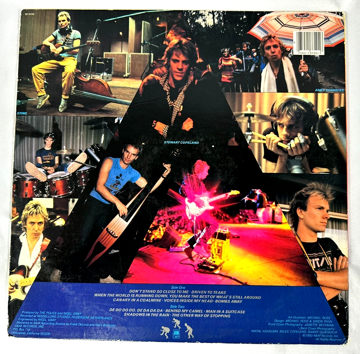 The Police Zenyatta Mondatta A&M Records 1980 Vinyl Record