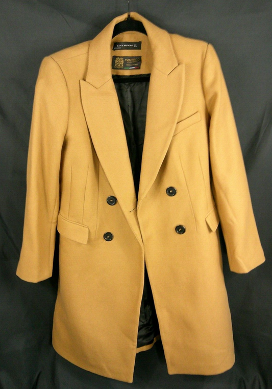 Women's Zara Manteco Overcoat- Large