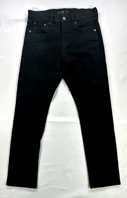 Women's Black Uniqlo Japanese Jeans Straight Leg Mid Rise- Size 26x26