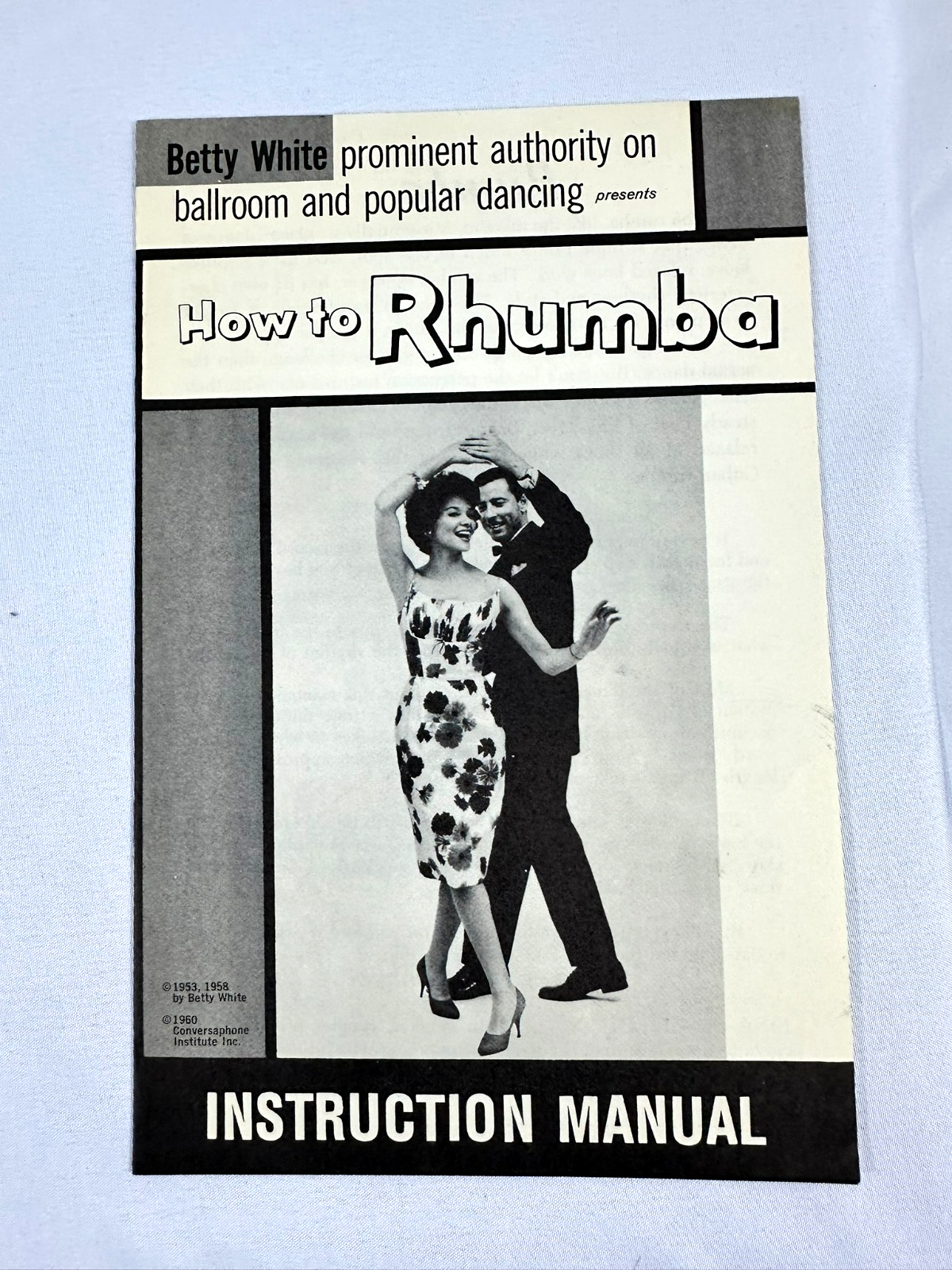 Betty White Presents How To Rhumba Conversa-Phone Institute 1960 Vinyl Record
