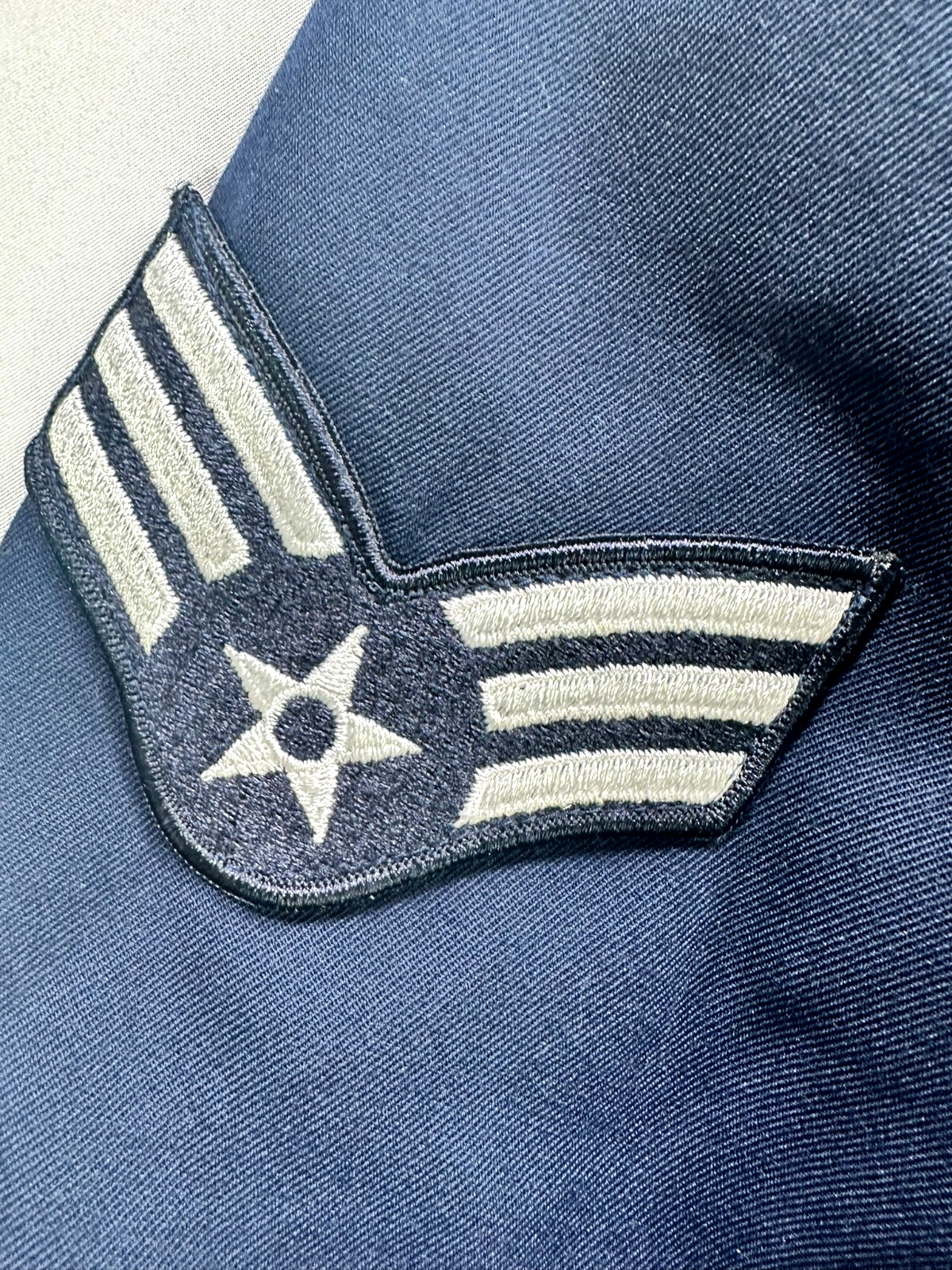 Women's Blue US Air Force Defense Logistics Agency Staff Sargeant Jacket- 16/XL