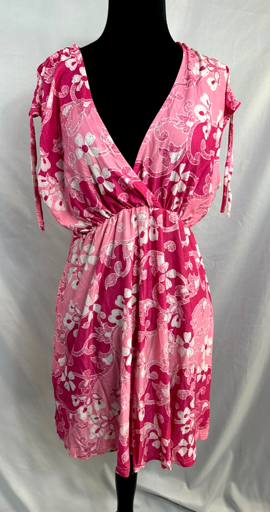 Women's R&B Collection Pink Sundress- Size XL