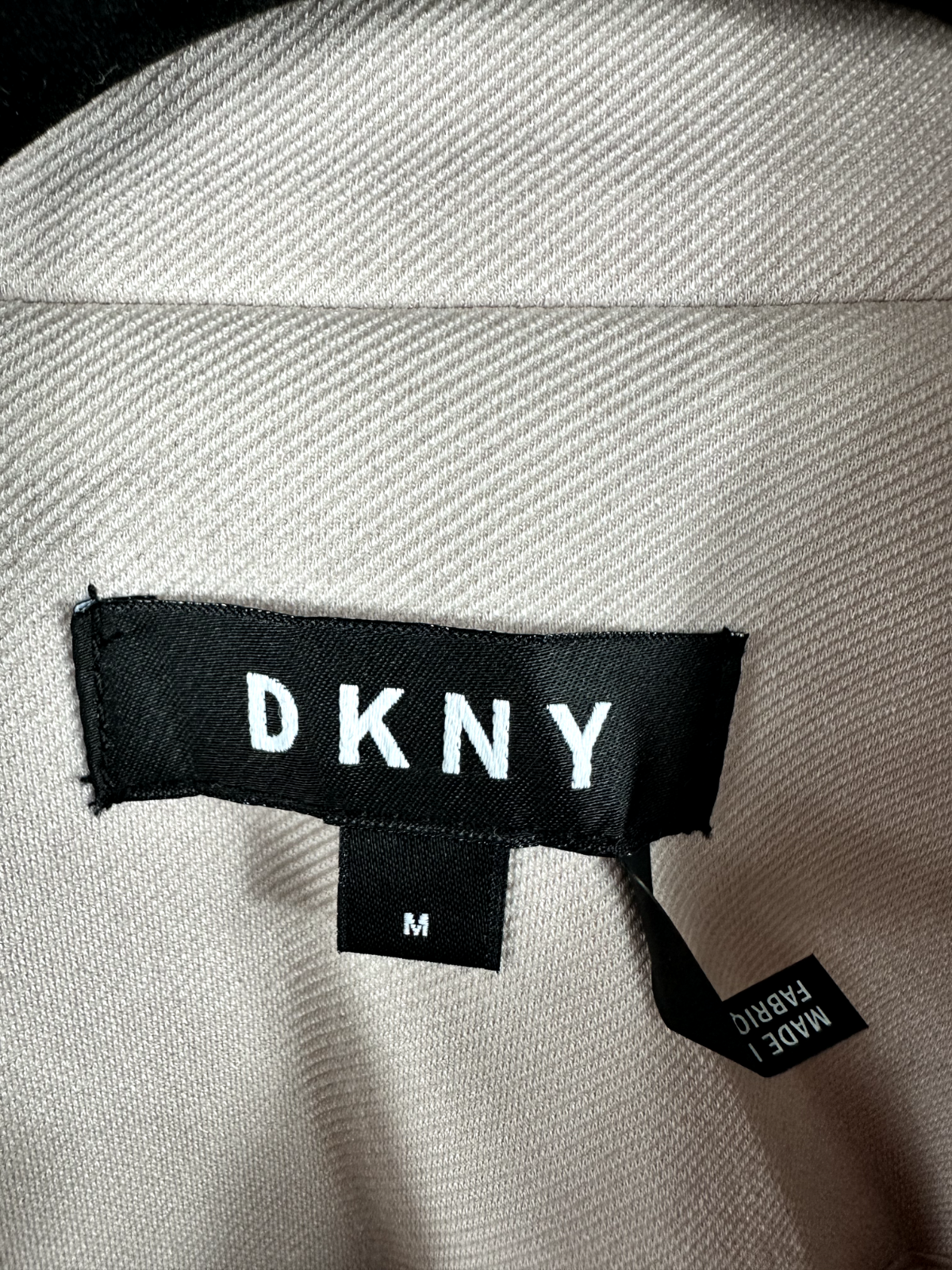 DKNY Women's Light Pink Zip Jacket- Size Medium